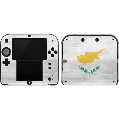 Cyprus Flag Distressed Nintendo 2DS Skin